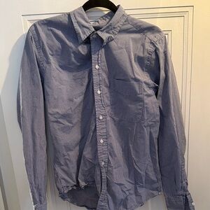 Classic Blue Gingham Men's Shirt